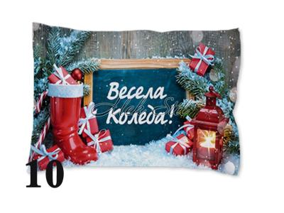 Спално бельо   Коледен текстил 2023 Коледна калъфка - Коледен фенер